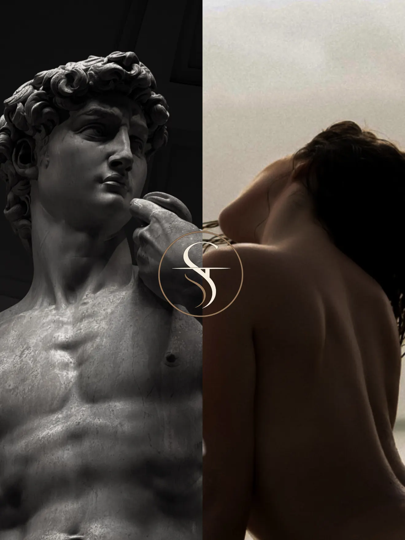 Univers Senfy Touch : statue de David et dos
